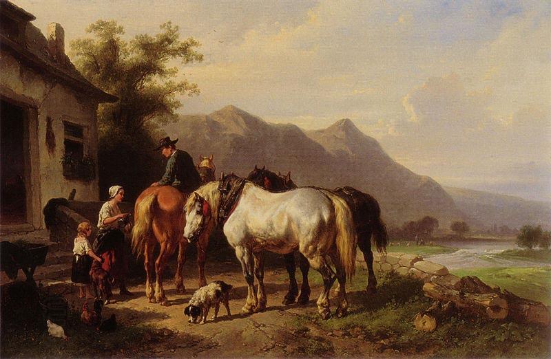 Wouterus Verschuur The refreshment oil painting picture